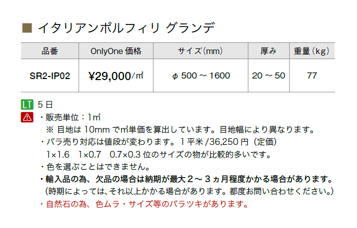 イタリアンポルフィリ【2023年版】_価格_1