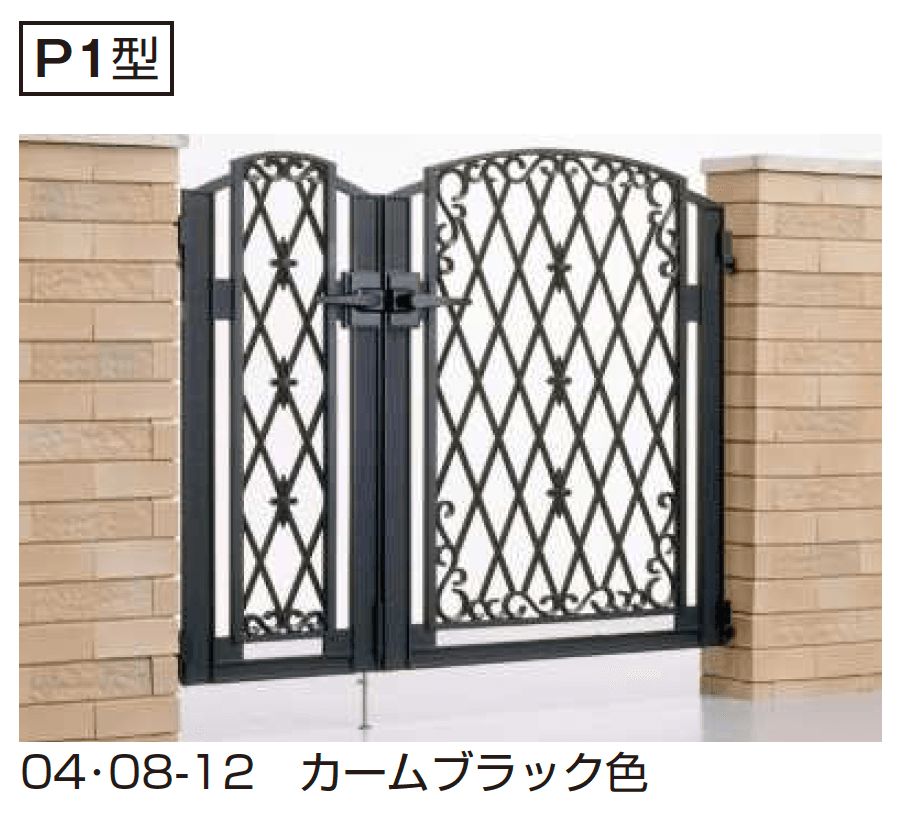 YKK APの「マンション向けポーチ門扉 ファンタジア 門扉P型【2024年版】」