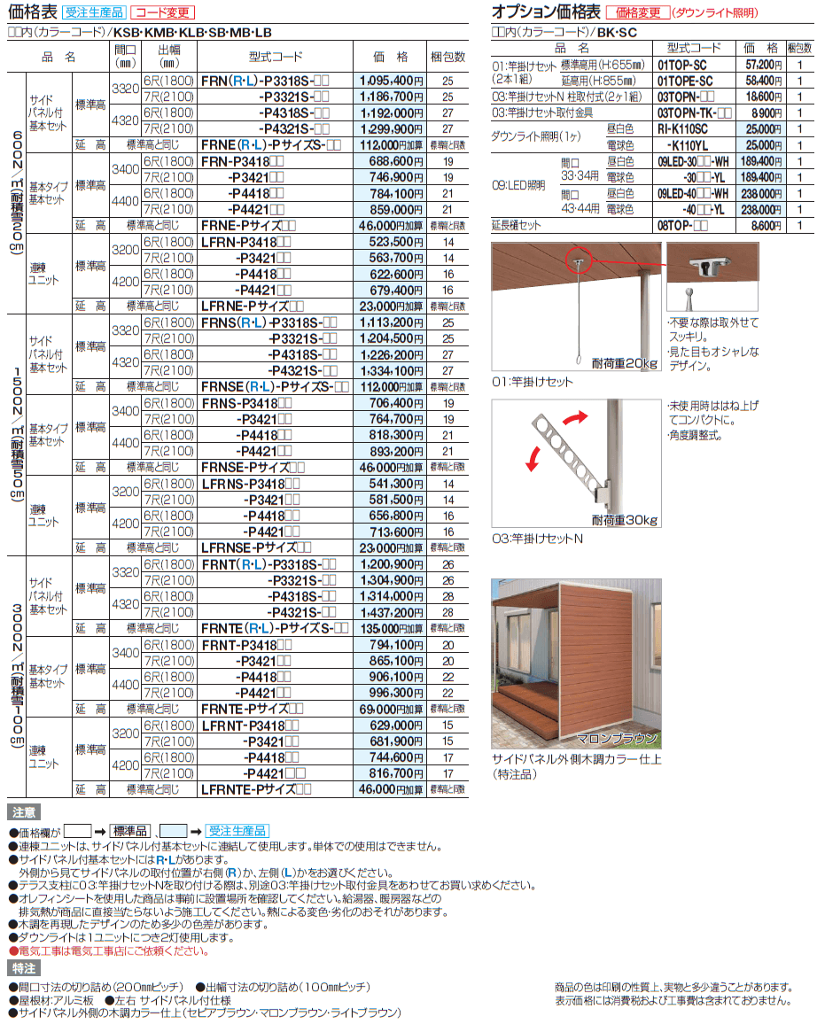 ファンルーフ(壁付式) サイドパネル付き【2024年版】_価格_1