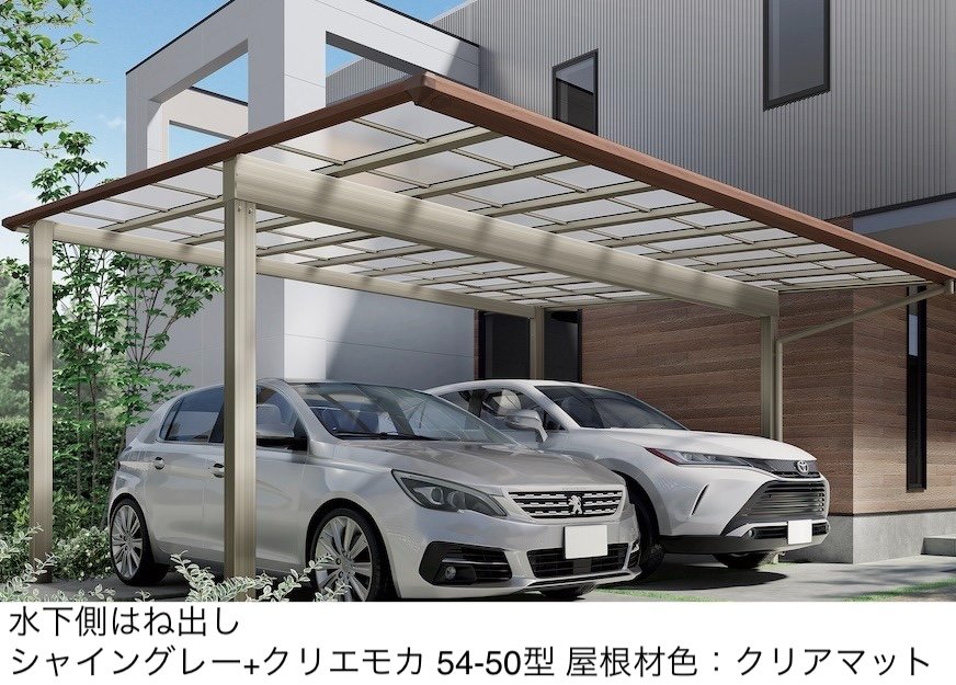 LIXILの「フーゴFプラス 2台用 柱奥行移動」