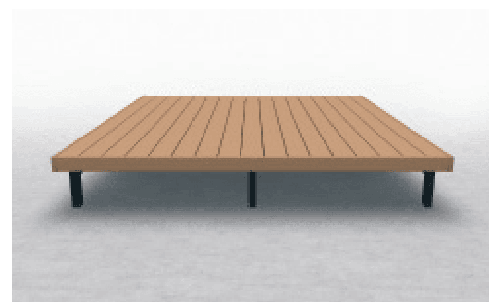 三協アルミの「ひとと木2 デッキ (デッキ本体 大引き固定納まり)【2023年版】」のサブ画像1