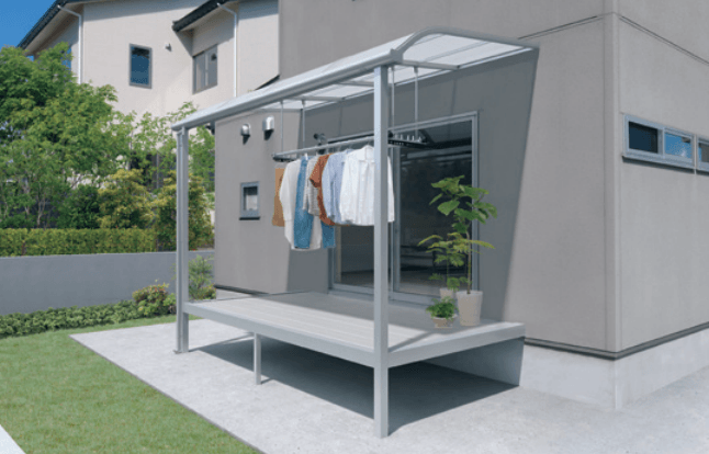 三協アルミの「レボリューA屋根(オルネ ステージタイプ(縁台)用 600タイプ 出幅移動納まり) 【2022年版】」のサブ画像1