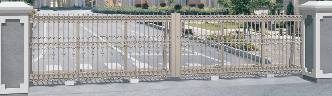 三協アルミの「大型鋳物引戸門扉 ランディーナ4型 【2022年版】」