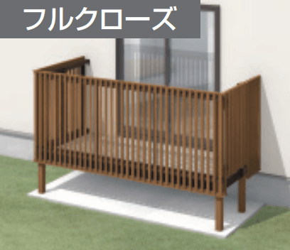 三協アルミの「オルネ特注品(庭置き式 たてスリット〈フルクローズ〉) 【2022年版】」のサブ画像1