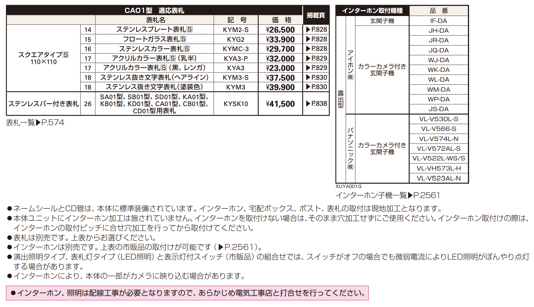 〔ピタットKey システム〕ルシアス 宅配ボックス1型取付用 ルシアス ポストユニット CA01型 【2022年版】_価格_1