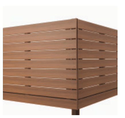 三協アルミの「オルネ特注品(庭置き式 横格子〈フルクローズ〉) 【2022年版】」のサブ画像1