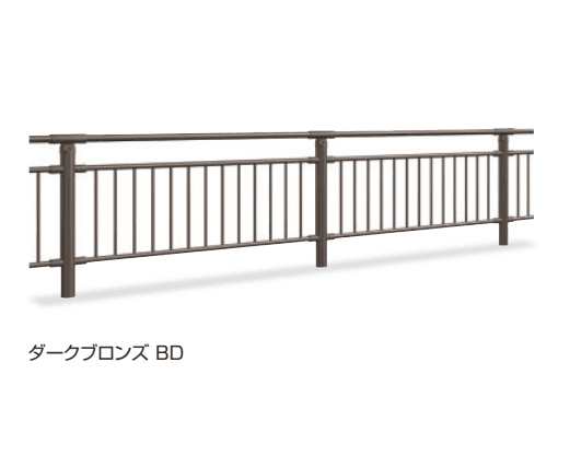 三協アルミの「ピュアライン 笠木付たて格子タイプ」のサブ画像2