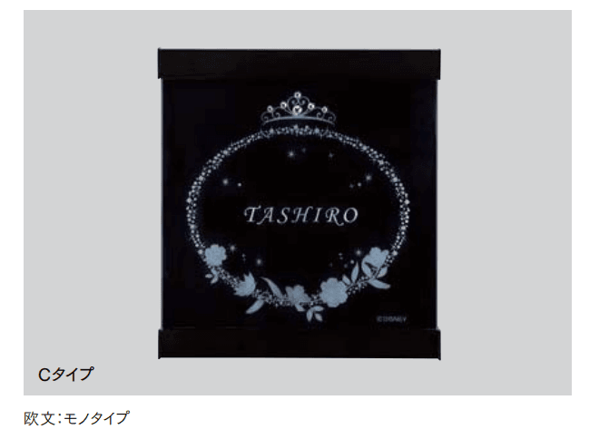 LIXILの「ディズニー プリンセスクリスタルサイン【2022年版】」のサブ画像3