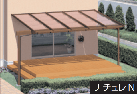 三協アルミの「ナチュレN(NN型 600タイプ テラスタイプ/梁置納まり) 【2022年版】」