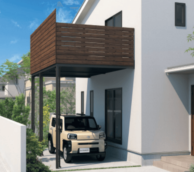 三協アルミの「オルネ特注品(柱建て式 横格子)【2023年版】」