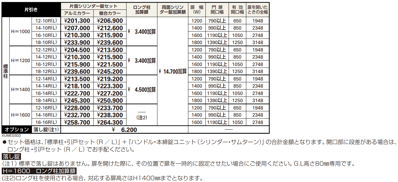 ルシアス スライドS03型 【2022年版】_価格_1