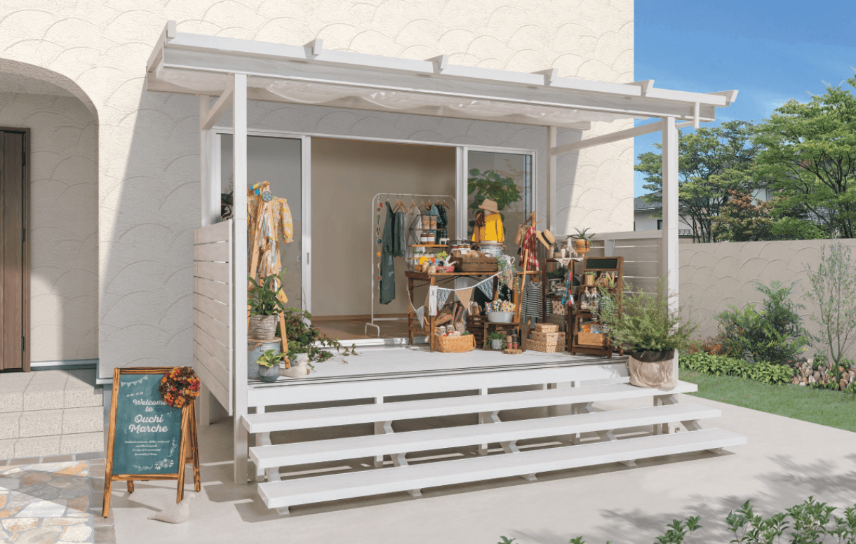 三協アルミの「ナチュレN屋根(オルネ 庭置き式用 600タイプ 壁寄せ納まり) 【2022年版】」