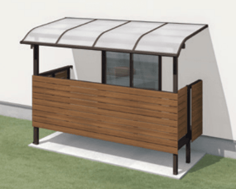 三協アルミの「レボリューA屋根(オルネ 庭置き式用 600タイプ 出幅移動納まり) 【2022年版】」