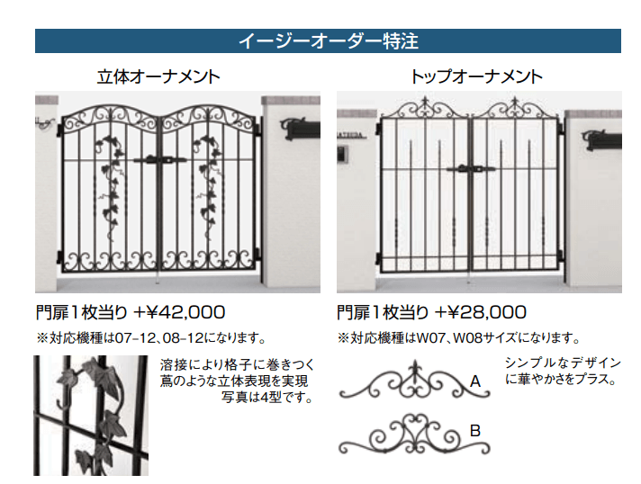ラフィーネ門扉 3型【2022年版】_価格_2