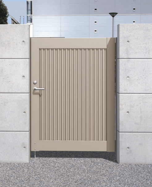 三協アルミの「グラフェードN用袖門扉 たて目隠しタイプ 【2022年版】」