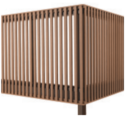 三協アルミの「オルネ(柱建て式 ショートタイプ〈たてスリット〉)【2023年版】」のサブ画像1