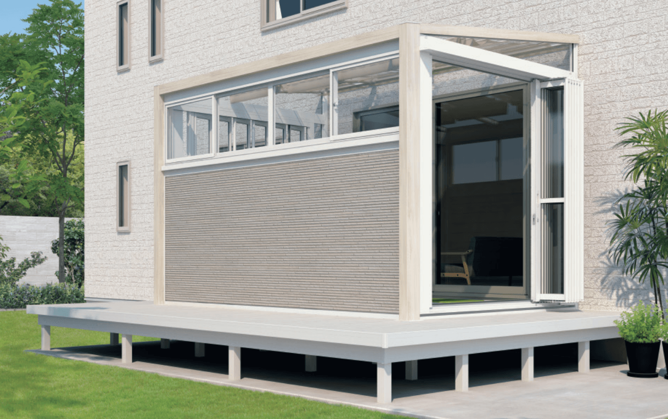 三協アルミの「ハピーナリラ特注品(デッキON仕様) 【2022年版】」