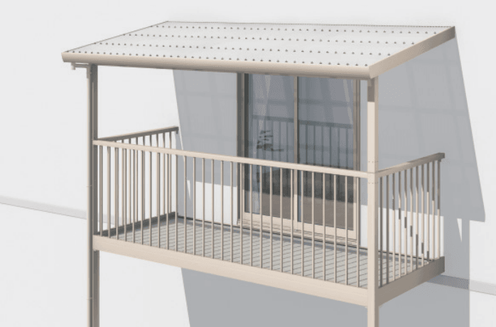 三協アルミの「テラーネZ屋根(オルネ 柱建て式用 1500タイプ)【2023年版】」