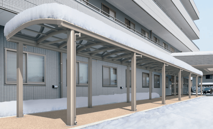 三協アルミの「ファインロードS 両支持タイプ/1500N/㎡ 積雪地域型 基本ユニット 【2022年版】」