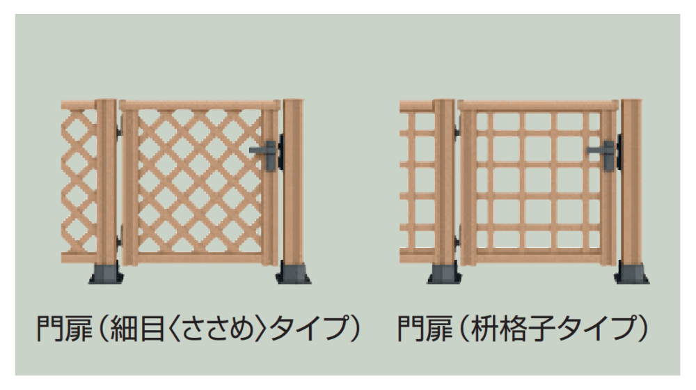 三協アルミの「ひとと木 フェンス (人工木 門扉+フェンス)【2023年版】」のサブ画像1