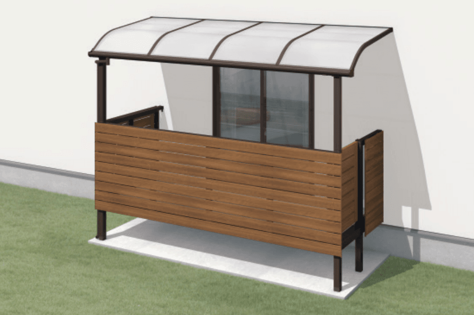 三協アルミの「レボリューA屋根(オルネ 庭置き式用 600タイプ 標準納まり) 【2022年版】」