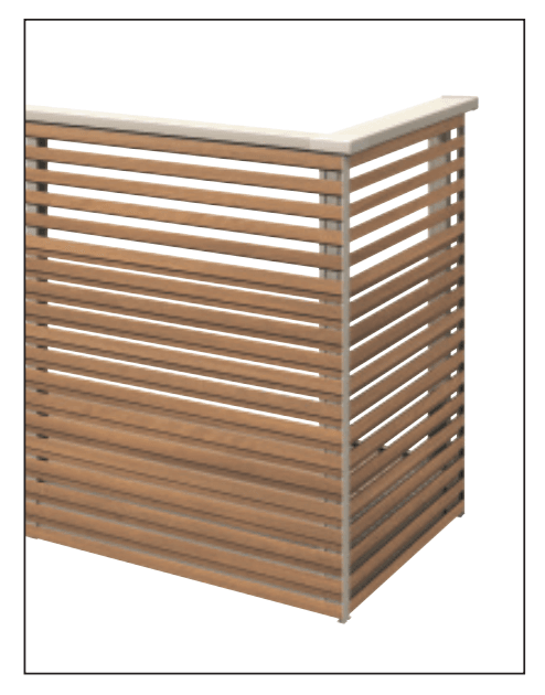 三協アルミの「コーデリア(柱なし式 桁隠し型 ルーバー格子)【2023年版】」のサブ画像1