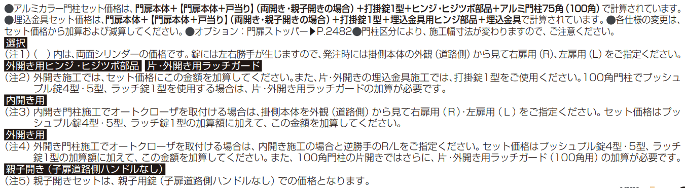 ルシアス 門扉S02型 【2022年版】_価格_2