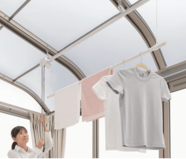 三協アルミの「竿掛け 上下昇降式物干し 【2022年版】」