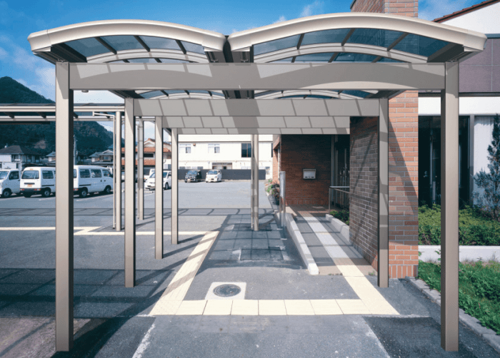 三協アルミの「ファインロードS 柱位置自在仕様 両支持タイプ 基本ユニット/傾斜基本ユニット 【2022年版】」