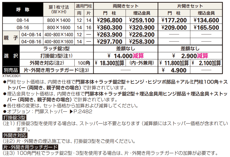 シャローネ 門扉EB01型 【2022年版】_価格_1