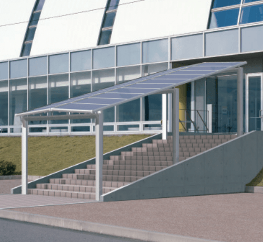 三協アルミの「レイロード 両支持タイプ(合掌仕様) 傾斜基本ユニット 【2022年版】」