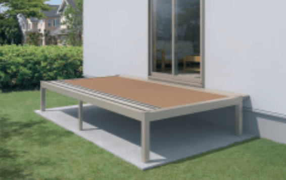 三協アルミの「オルネ(ステージタイプ(縁台) 独立納まり) 【2022年版】」