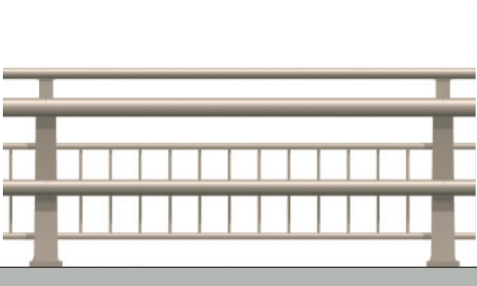 三協アルミの「キャプロア(caproa) 標準タイプ(新設用) 高欄兼用車両用防護柵 B種(C110) 【2022年版】」