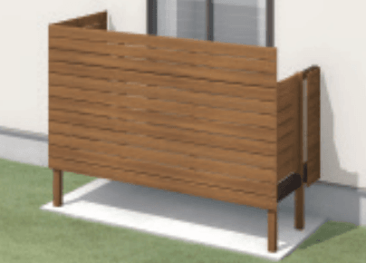 三協アルミの「オルネ(庭置き式 横格子 (ハイパー格子)〈フルクローズ〉)【2023年版】」