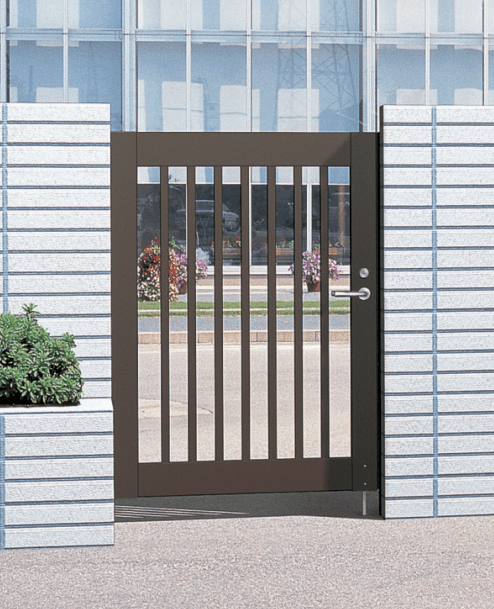 三協アルミの「グラフェードN用袖門扉 笠木タイプ 【2022年版】」