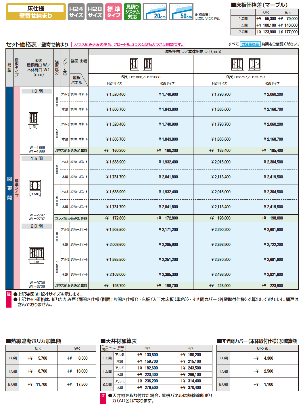 X.スタイル/クロス.スタイル 床仕様 壁寄せ納まり 標準タイプ【2023年版】_価格_1