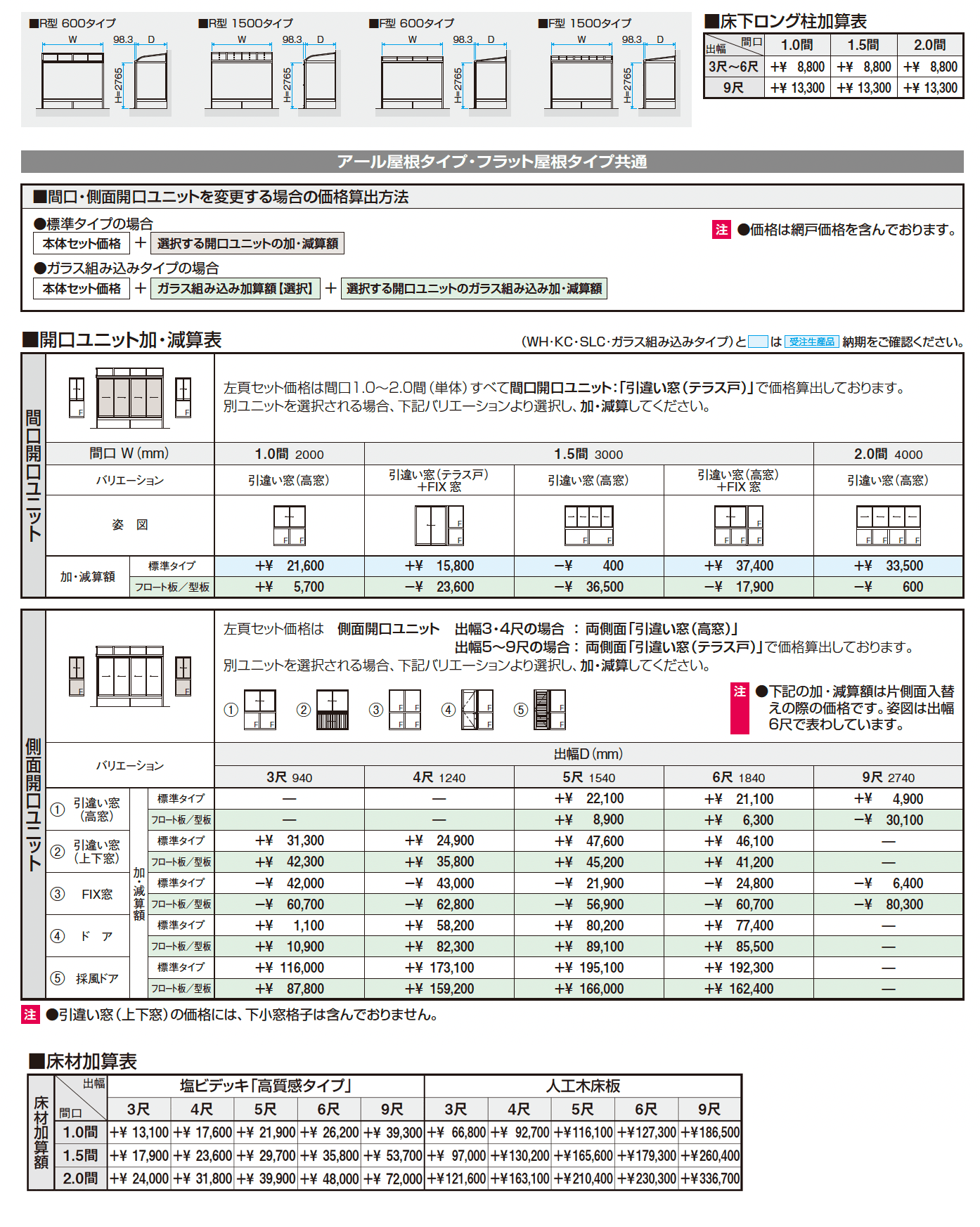 晴れもようwith(床仕様/ランマなし H22サイズ メーターモジュール )_価格_2
