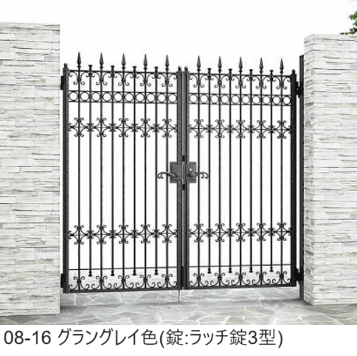 YKK APの「シャローネ 門扉 EB03型 剣先」のサブ画像2