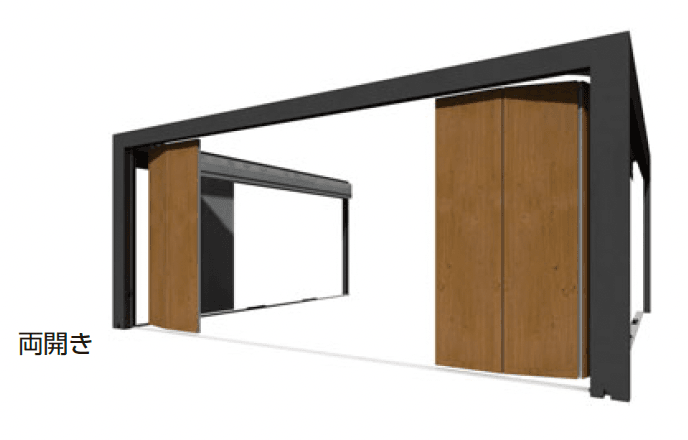 タカショーの「アートスライディングガレージドア®︎ フレーム仕様」のサブ画像2