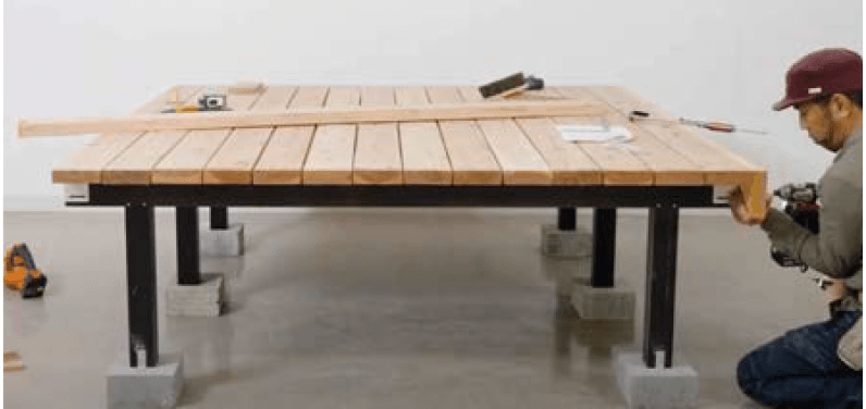 オンリーワンクラブの「天然木ウッドデッキユニット ロココ」のサブ画像2