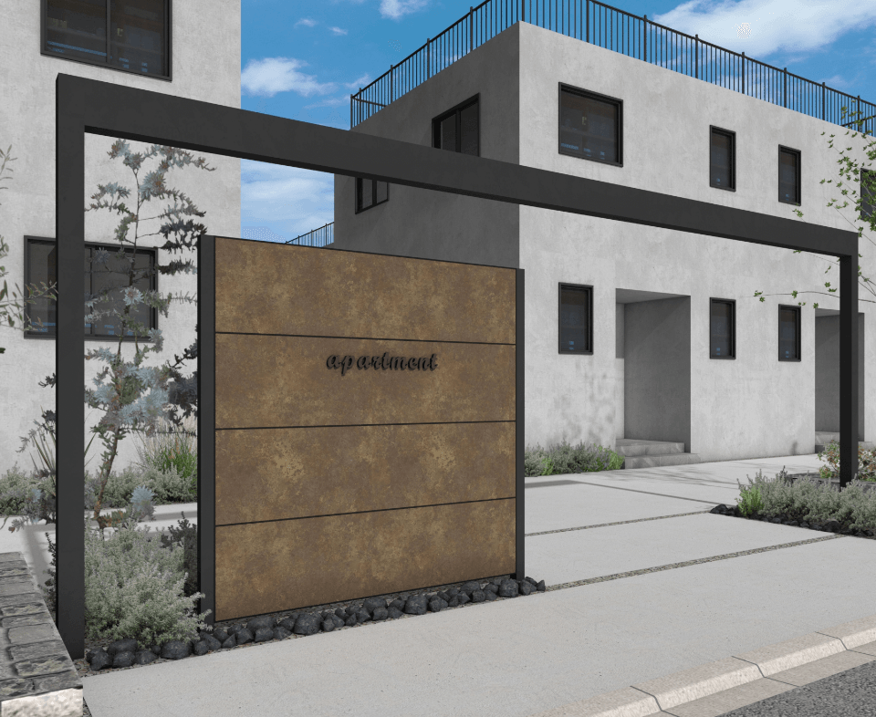 タカショーの「エバーアートボード®フェンス1型セット」