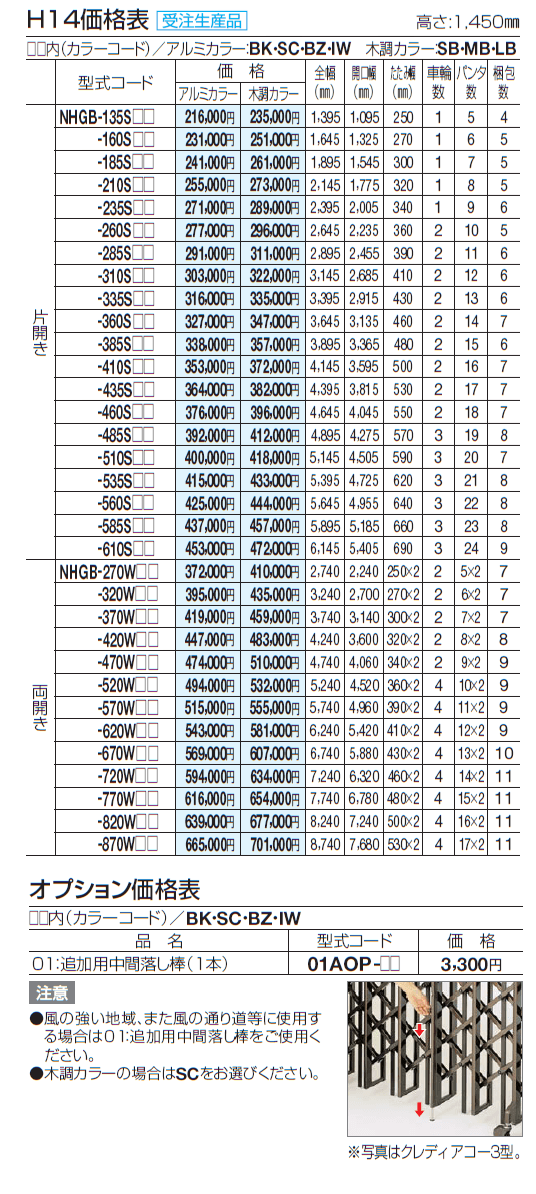 ニューハピネスHG(レールタイプ)【2024年版】_価格_2