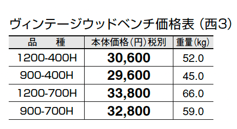 ヴィンテージウッドベンチ【2024年版】_価格_5