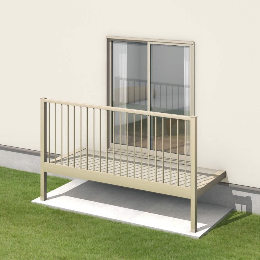 三協アルミの「オルネ(庭置き式 たて格子〈サイドオープン〉)」