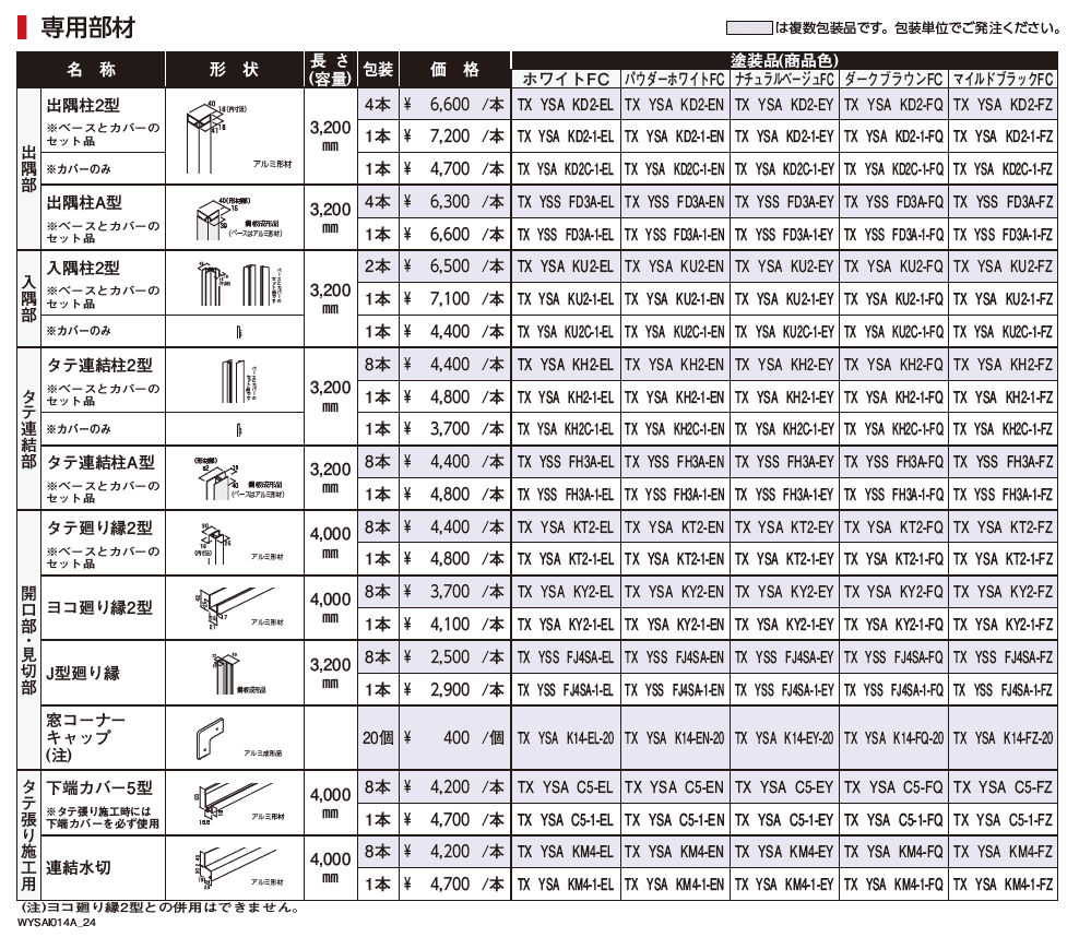 シャインウォール S2型(鋼板)【2024年版】_価格_2