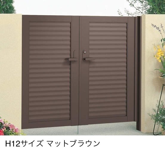 四国化成の「クレディ門扉6型(目隠しタイプ)」のサブ画像2