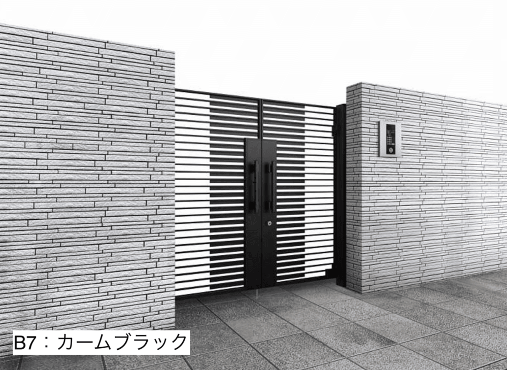 YKK APの「電気錠付共用門扉 シャローネ 門扉SA03型【2023年版】」のサブ画像3