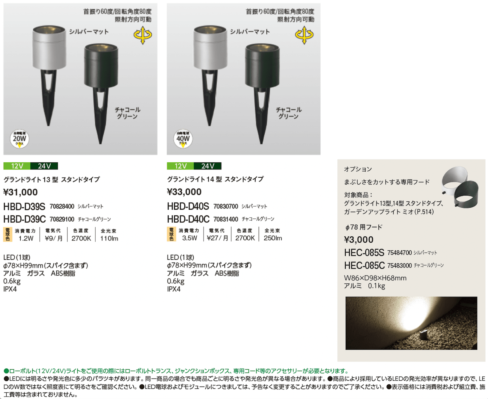 グランドライト スタンドタイプ(角度調整可)【2024年版】_価格_1