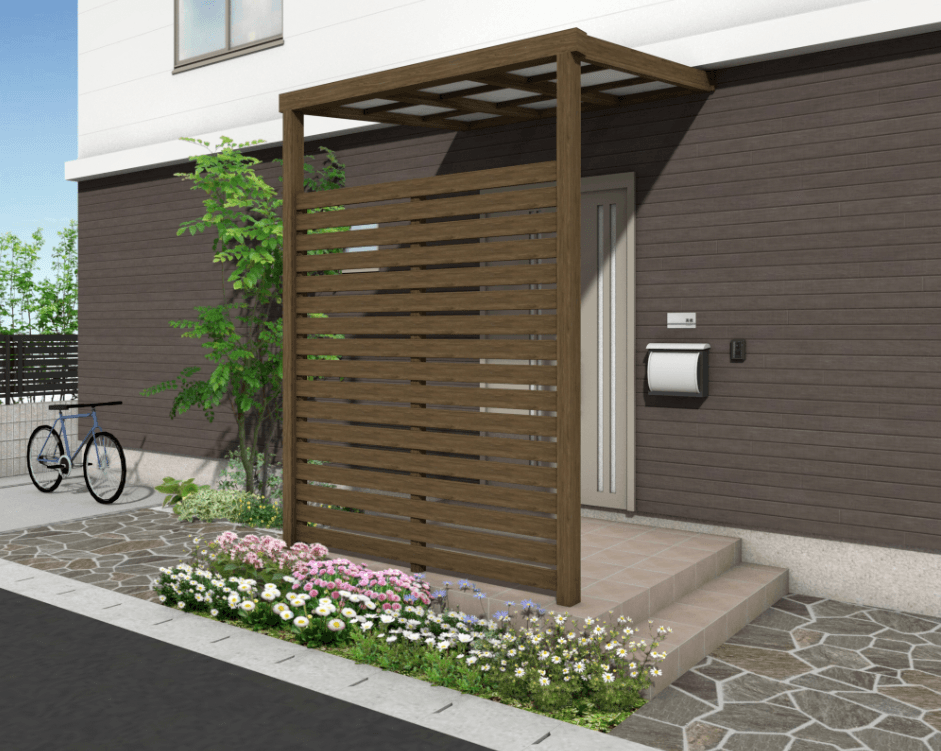 タカショーの「e-ART WOOD PARTS 板塀部材」のサブ画像1