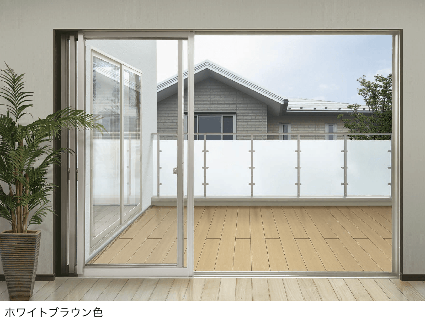 YKK APの「バルコニー用 リウッドデッキ200」